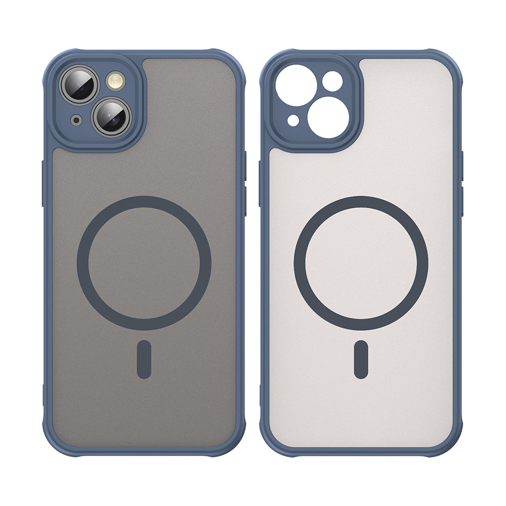 Θήκη MagSafe για Apple iPhone 14 Plus, Techsuit, HaloFrost II, Μπλε Σκούρο