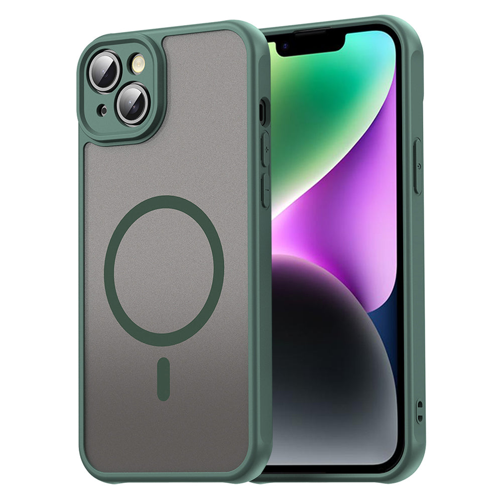 Θήκη MagSafe για Apple iPhone 14 Plus, Techsuit, HaloFrost II, Πράσινο