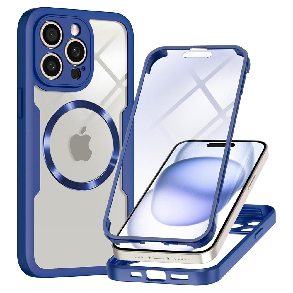 Θήκη MagSafe για Apple iPhone 14 Pro, Techsuit, ColorVerse 360, Μπλε