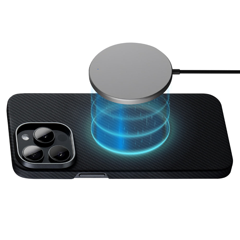 Θήκη MagSafe για Apple iPhone 15, Edizard, Air, Μαύρη