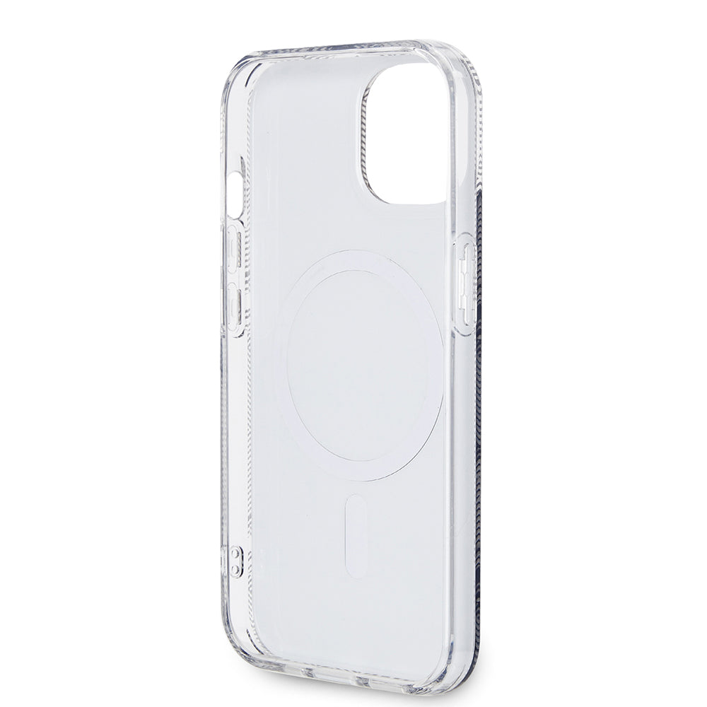 Θήκη MagSafe για Apple iPhone 15, Guess, IML Gcube, Μαύρη
