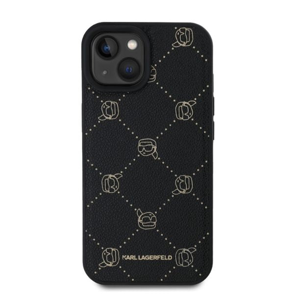 Θήκη MagSafe για Apple iPhone 15, Karl Lagerfeld, Karl's Head, Μαύρη