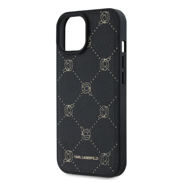 Θήκη MagSafe για Apple iPhone 15, Karl Lagerfeld, Karl's Head, Μαύρη