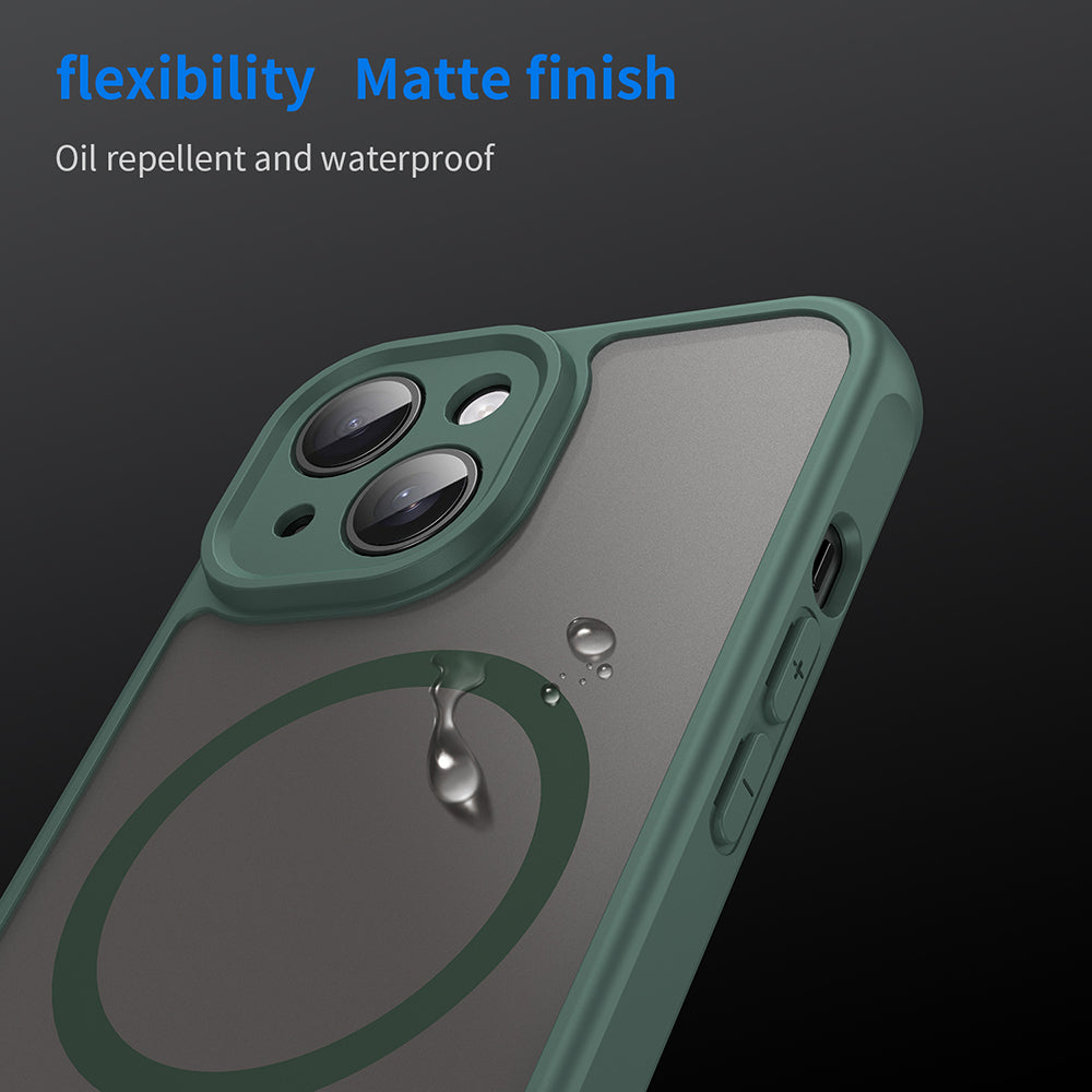 Θήκη MagSafe για Apple iPhone 15 Plus, Techsuit, HaloFrost II, Πράσινο