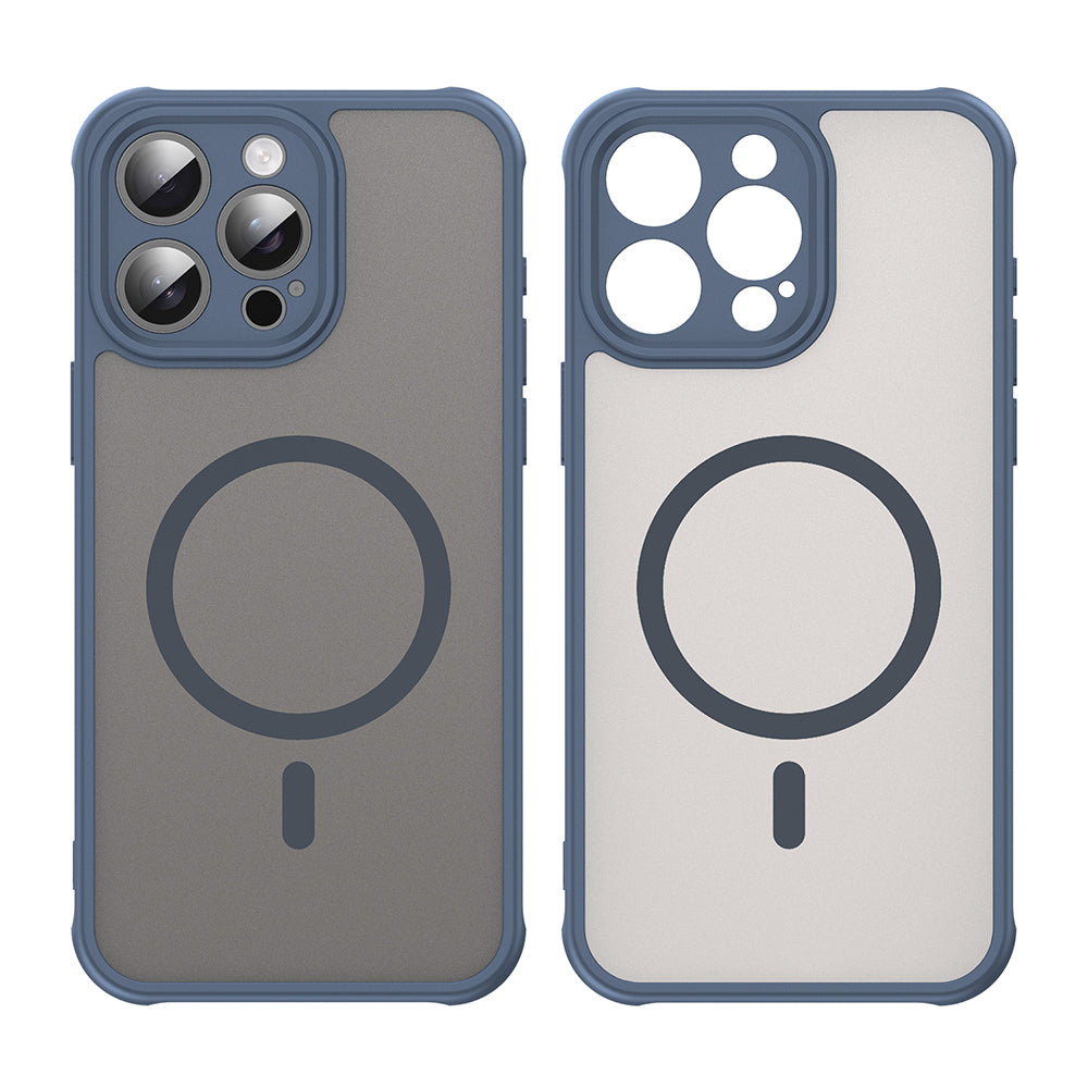 Θήκη MagSafe για Apple iPhone 15 Pro Max, Techsuit, HaloFrost II, Μπλε Σκούρο