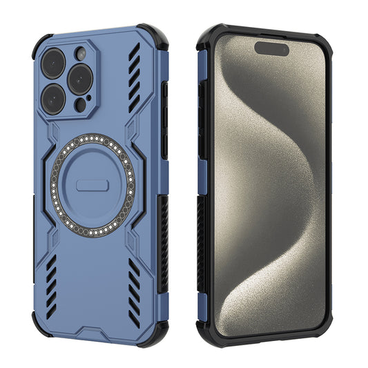 Θήκη MagSafe για Apple iPhone 15 Pro, Techsuit, ArmorMag, Μπλε