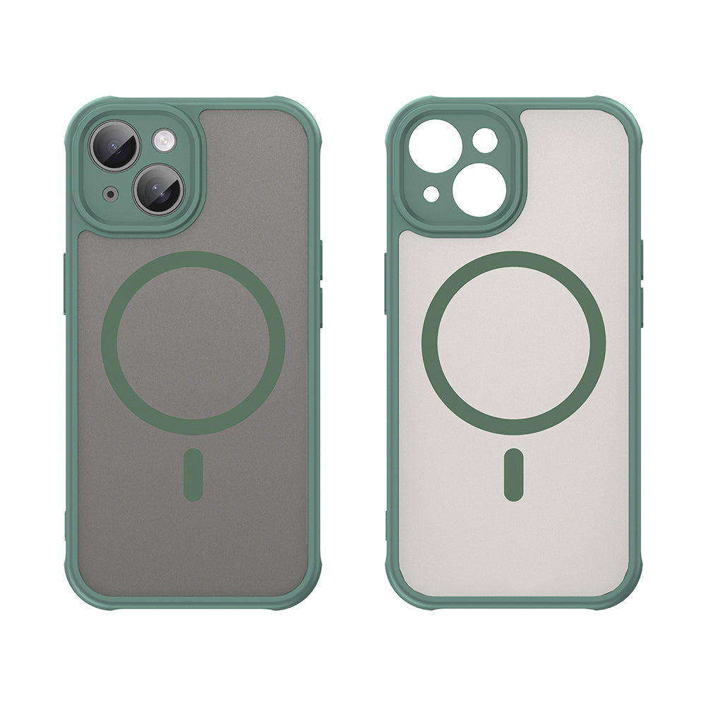 Θήκη MagSafe για Apple iPhone 15, Techsuit, HaloFrost II, Πράσινο