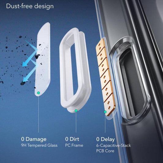 Θήκη MagSafe για Apple iPhone 16, ESR, Classic Hybrid Slide, Μαύρο Σατινέ