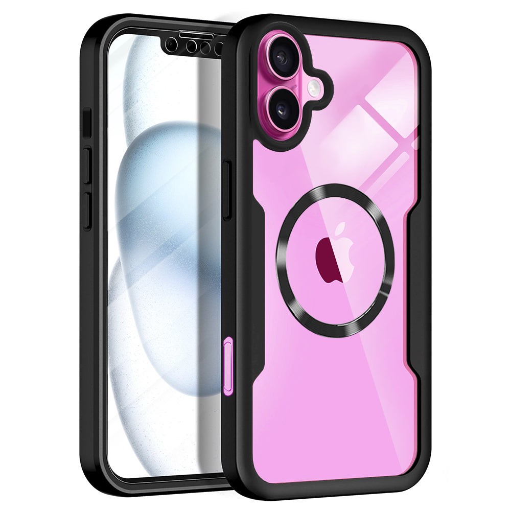 Θήκη MagSafe για Apple iPhone 16 Plus, Techsuit, ColorVerse 360, Μαύρο