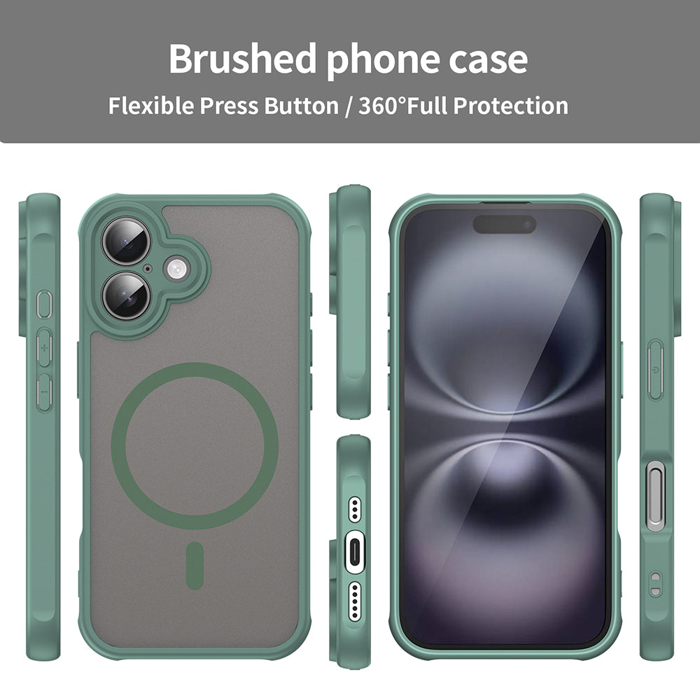 Θήκη MagSafe για Apple iPhone 16 Plus, Techsuit, HaloFrost II, Πράσινο