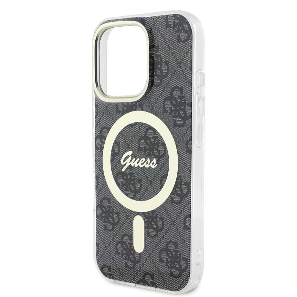 Θήκη MagSafe για Apple iPhone 16 Pro, Guess, IML 4G, Μαύρη
