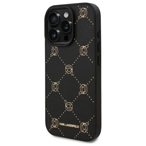 Θήκη MagSafe για Apple iPhone 16 Pro, Karl Lagerfeld, Karl's Head, Μαύρη