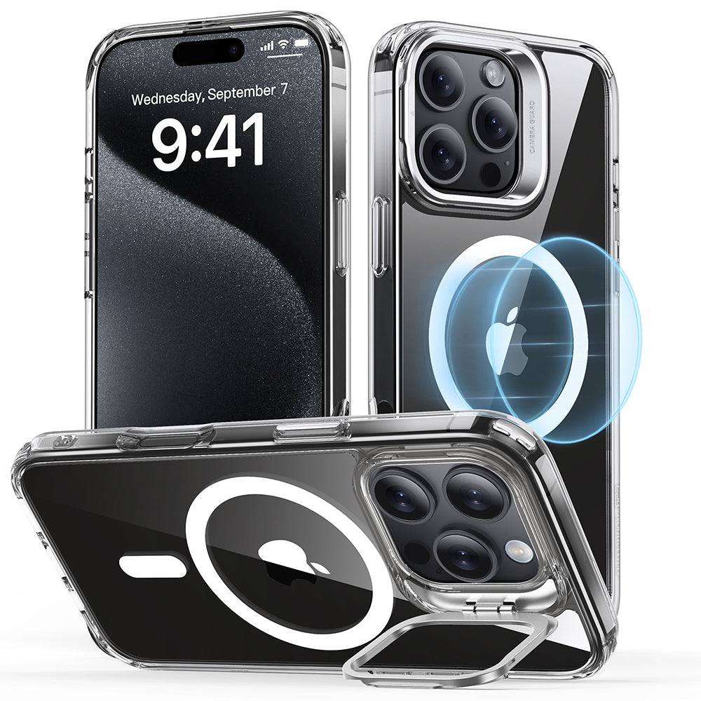 Θήκη MagSafe για Apple iPhone 16 Pro Max, ESR, Classic Hybrid Kickstand, Διάφανη
