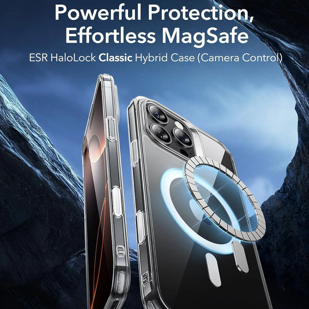 Θήκη MagSafe για Apple iPhone 16 Pro Max, ESR, Classic Hybrid Slide, Διαφανής