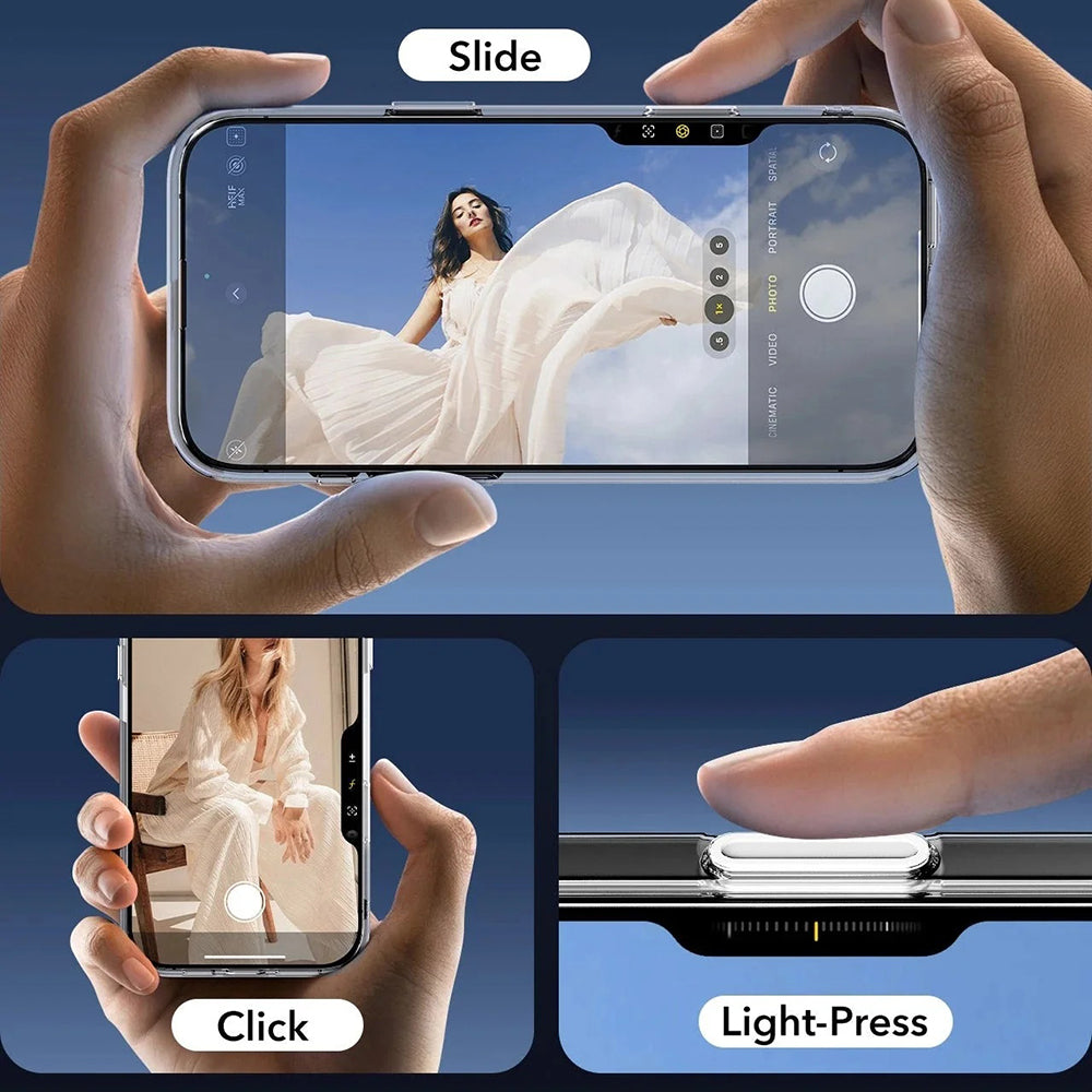 Θήκη MagSafe για Apple iPhone 16 Pro Max, ESR, Classic Hybrid Slide, Διαφανής