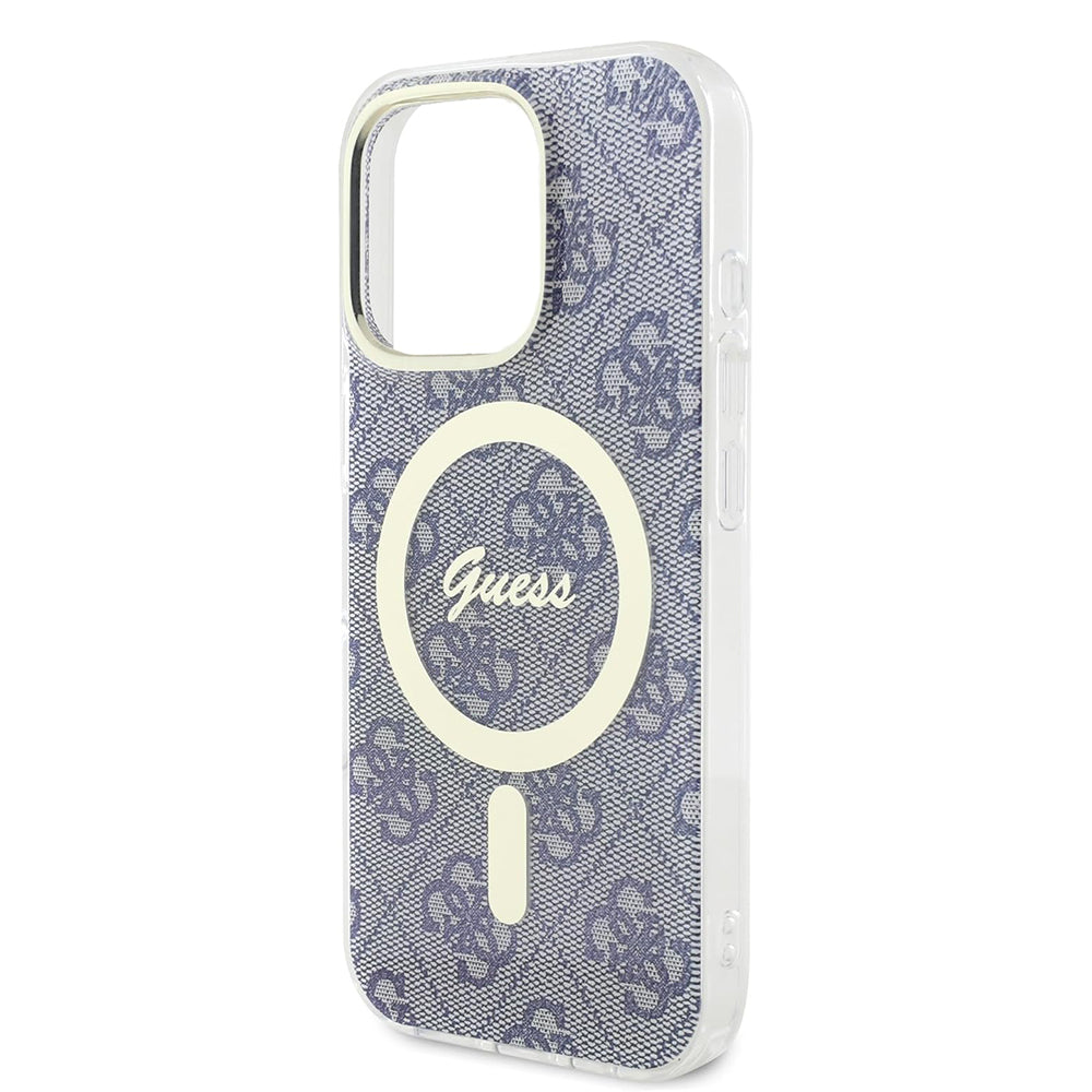 Θήκη MagSafe για Apple iPhone 16 Pro Max, Guess, IML 4G, Μπλε