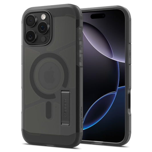 Θήκη MagSafe για Apple iPhone 16 Pro Max, Spigen, Tough Armor, Ματ Μαύρη ACS09070