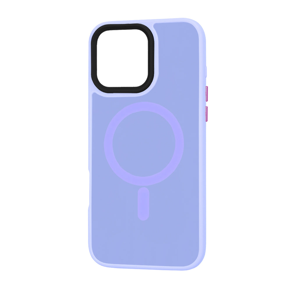 Θήκη MagSafe για Apple iPhone 16 Pro Max, Techsuit, HaloFrost, Ανοιχτό Μωβ