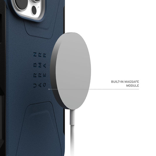 Θήκη MagSafe για Apple iPhone 16 Pro Max, Urban Armor Gear, Civilian, Μπλε Σκούρο