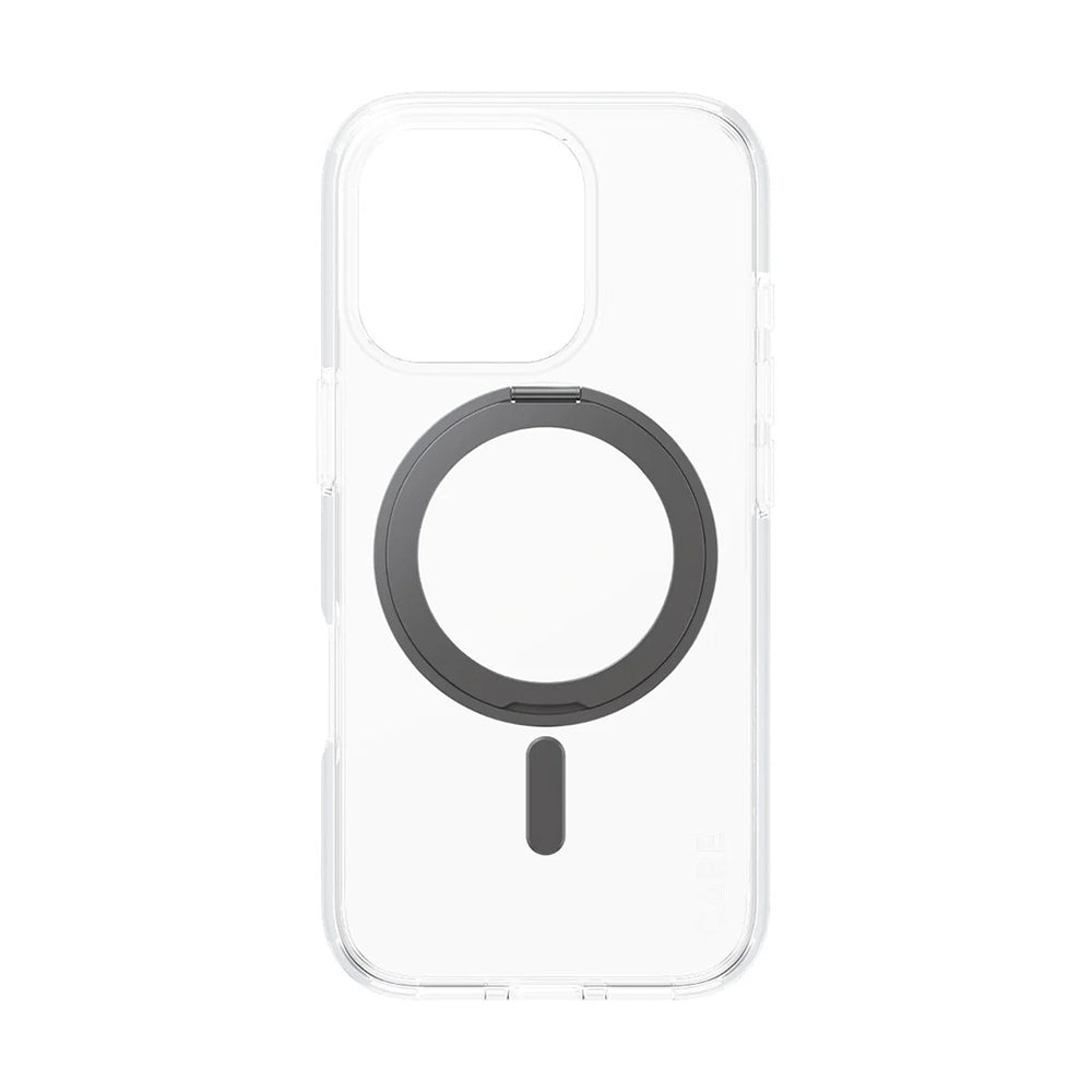 Θήκη MagSafe για Apple iPhone 16 Pro, PanzerGlass, με Χαρακτηριστικό Kickstand, Διαφανής Μαύρη