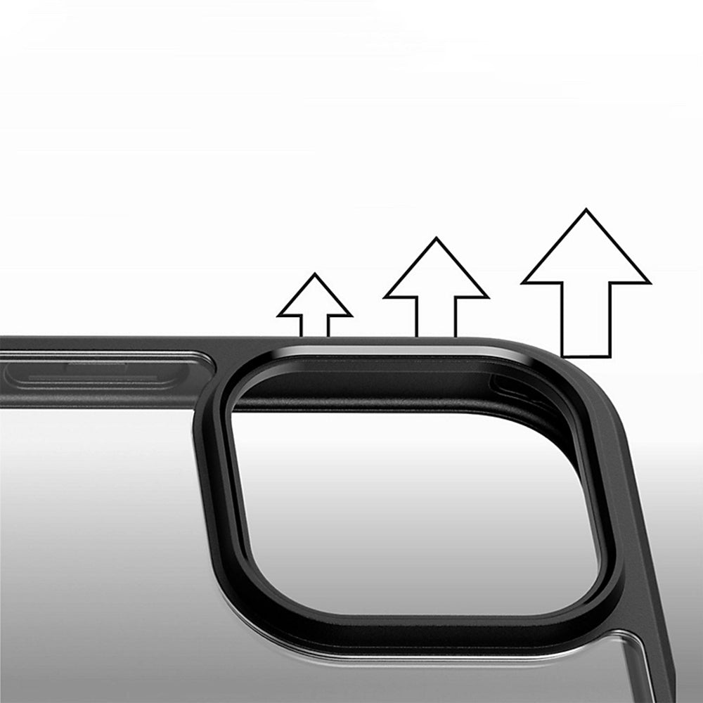 Θήκη MagSafe για Apple iPhone 16 Pro, PanzerGlass, Frame, Διάφανη Μαύρη