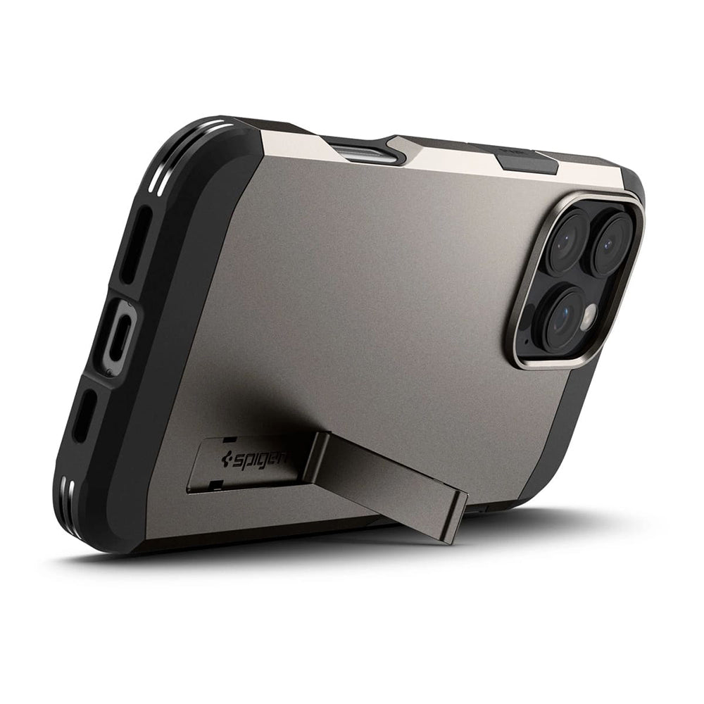 Θήκη MagSafe για Apple iPhone 16 Pro, Spigen, Tough Armor, Γκρι ACS08145