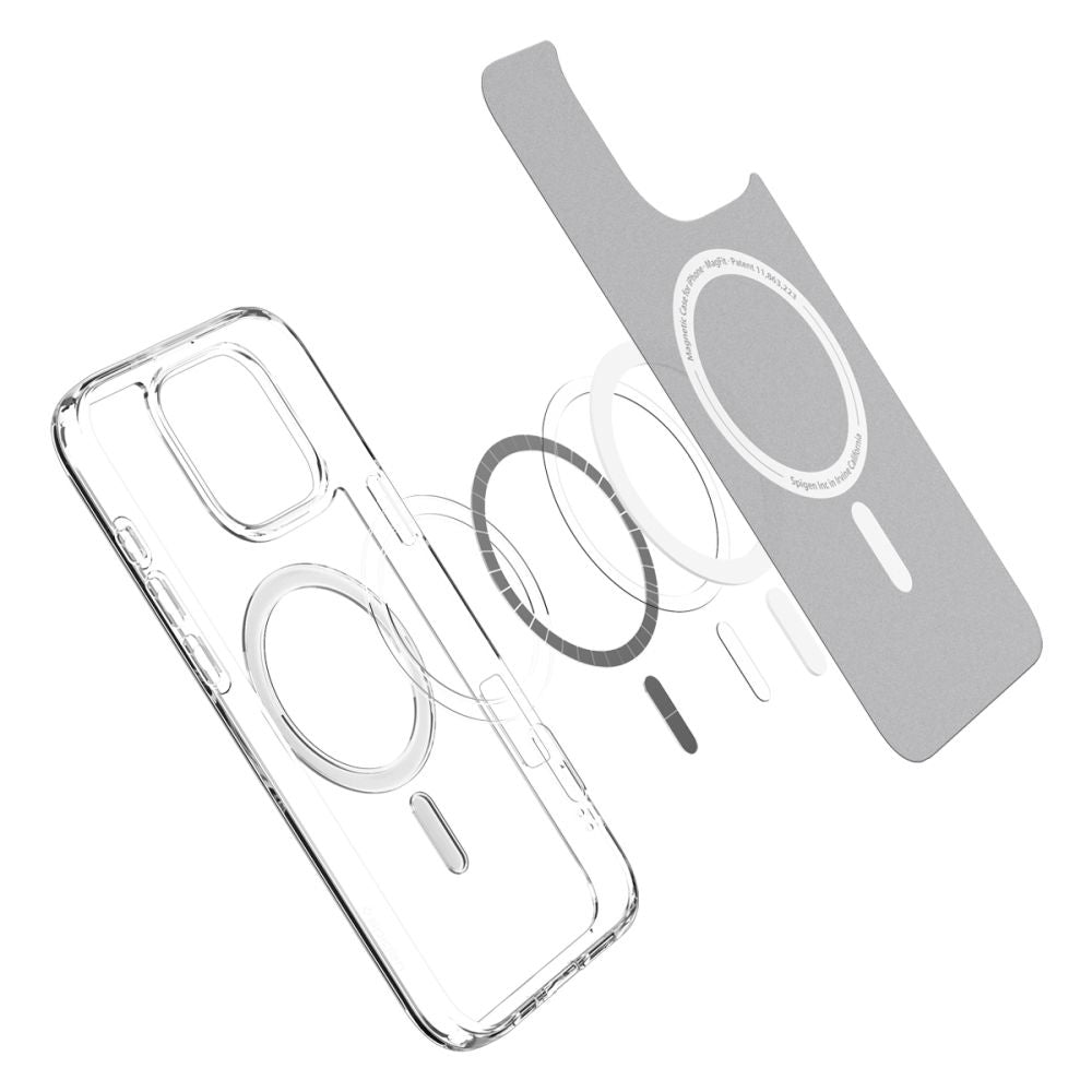 Θήκη MagSafe για Apple iPhone 16 Pro, Spigen, Ultra Hybrid, Λευκή ACS08129