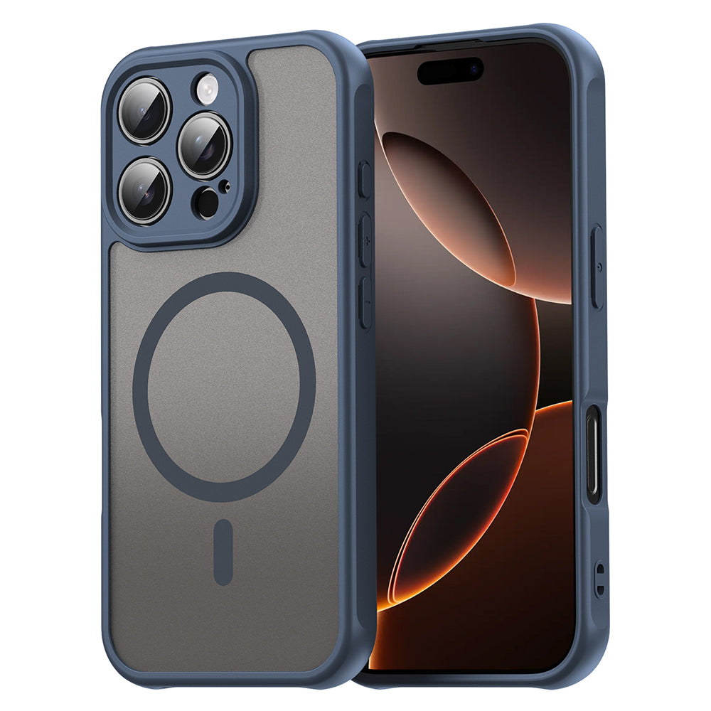 Θήκη MagSafe για Apple iPhone 16 Pro, Techsuit, HaloFrost II, Μπλε Σκούρο