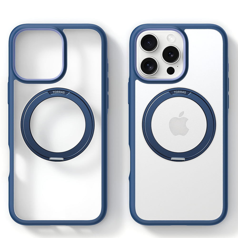 Θήκη MagSafe για Apple iPhone 16 Pro, Torras, Ostand R Fusion, Μπλε Ναυτικό