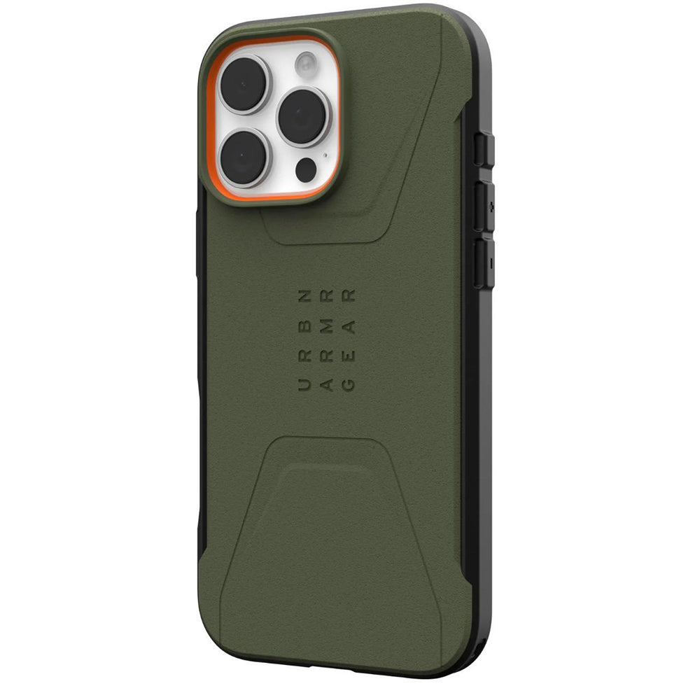MagSafe Case for Apple iPhone 16 Pro, Urban Armor Gear, Civilian, Green