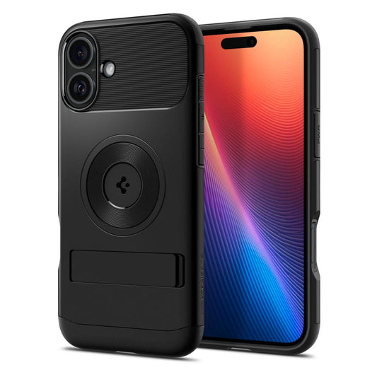 MagSafe Case for Apple iPhone 16, Spigen, Slim Armor, Black