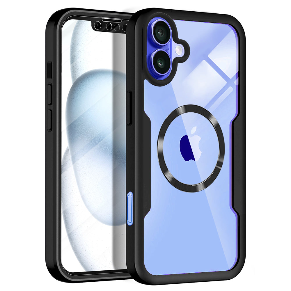 Θήκη MagSafe για Apple iPhone 16, Techsuit, ColorVerse 360, Μαύρη