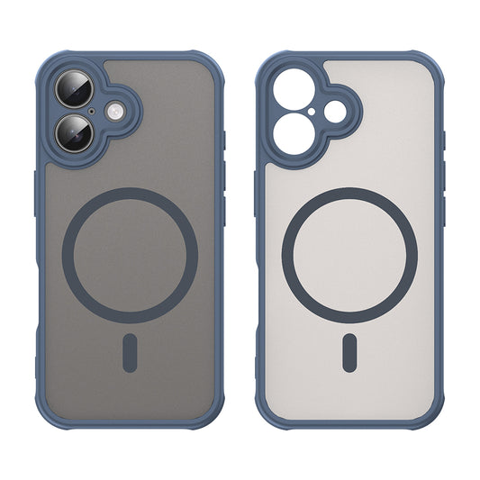 Θήκη MagSafe για Apple iPhone 16, Techsuit, HaloFrost II, Μπλε Σκούρο