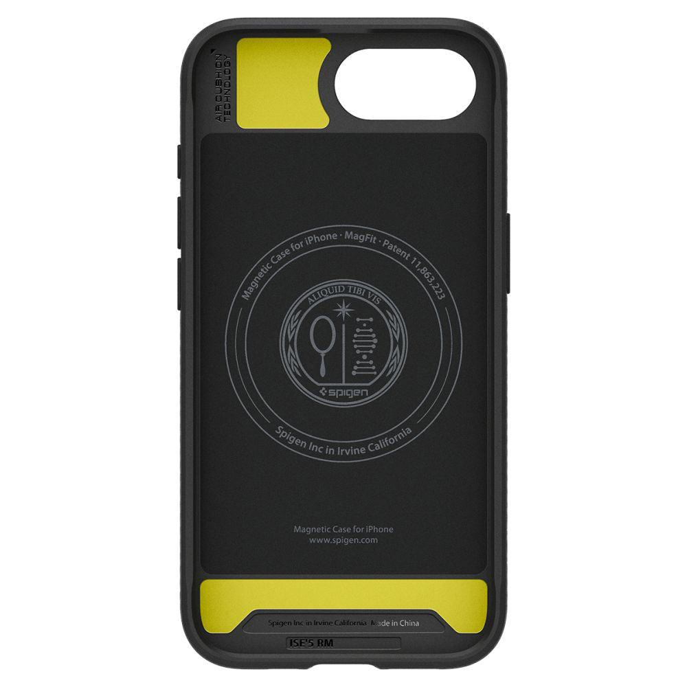 Θήκη MagSafe για Apple iPhone 17e / 16e, Spigen, Rugged Armor, Ματ Μαύρη