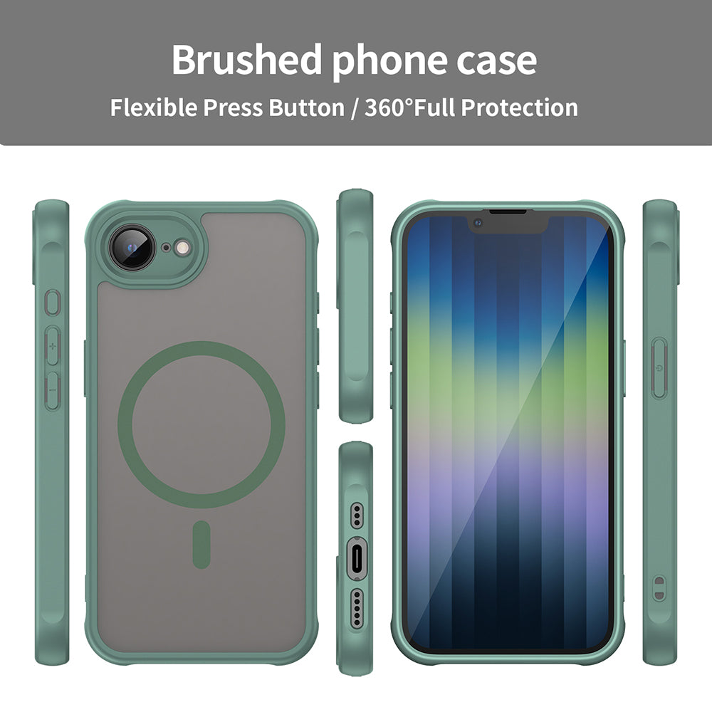 Θήκη MagSafe για Apple iPhone 17e / 16e, Techsuit, HaloFrost II, Πράσινο