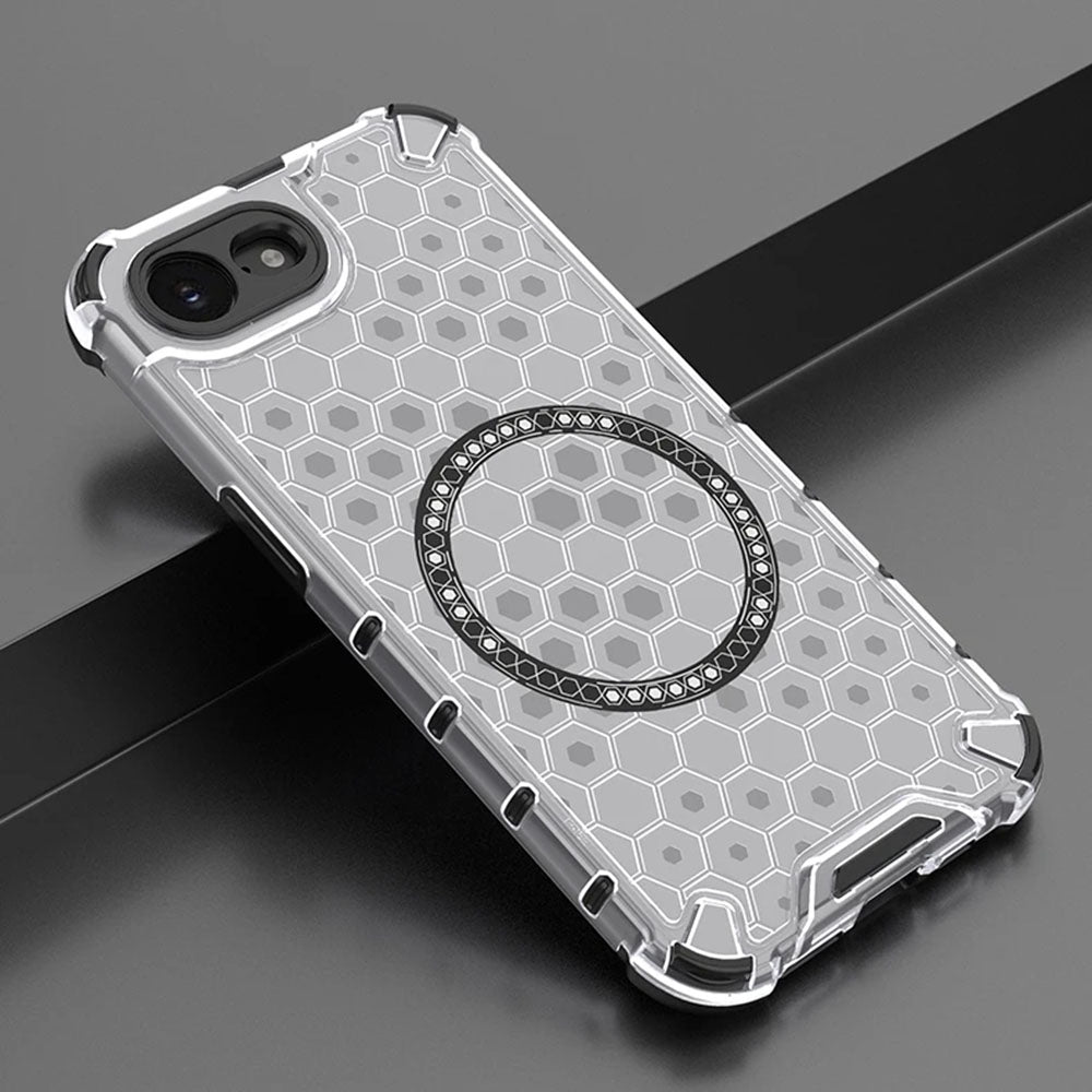 Θήκη MagSafe για Apple iPhone 17e / 16e, Techsuit, HoneyComb Shield, Μαύρη