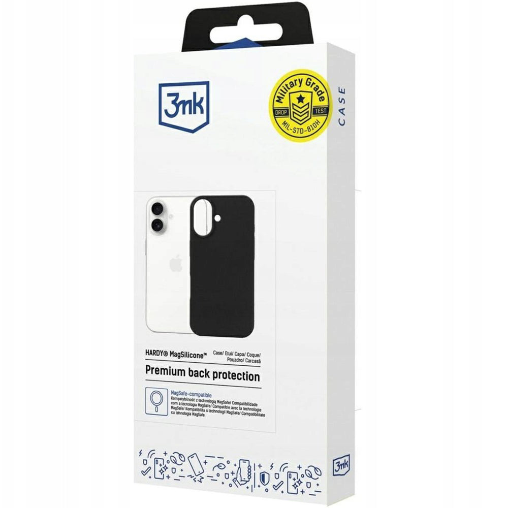 Θήκη MagSafe για Apple iPhone 17, 3MK, Hardy, Μαύρη