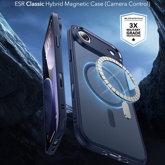 Θήκη MagSafe για Apple iPhone 17 Air, ESR, Classic Hybrid, Σατινέ Μπλε