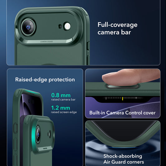 Θήκη MagSafe για Apple iPhone 17 Air, ESR, Classic Hybrid, Πράσινο Σατέν