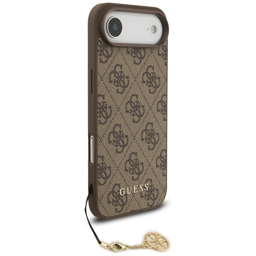 Θήκη MagSafe για Apple iPhone 17 Air, Guess, 4G Charm Cradle, Καφέ
