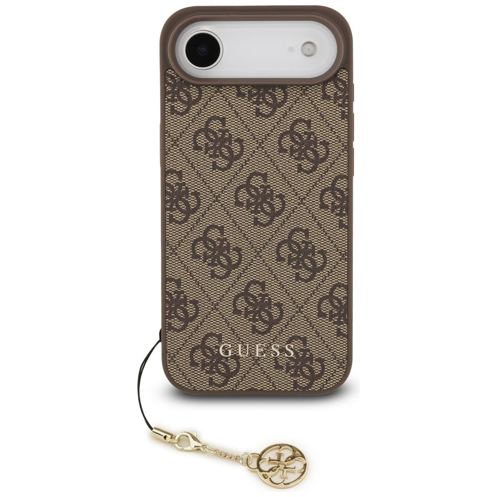 Θήκη MagSafe για Apple iPhone 17 Air, Guess, 4G Charm Cradle, Καφέ