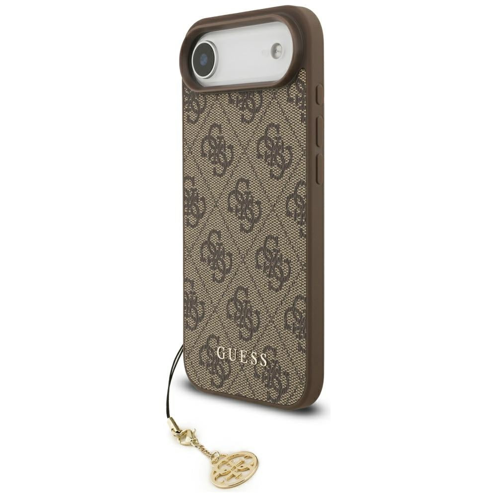 Θήκη MagSafe για Apple iPhone 17 Air, Guess, 4G Charm Cradle, Καφέ