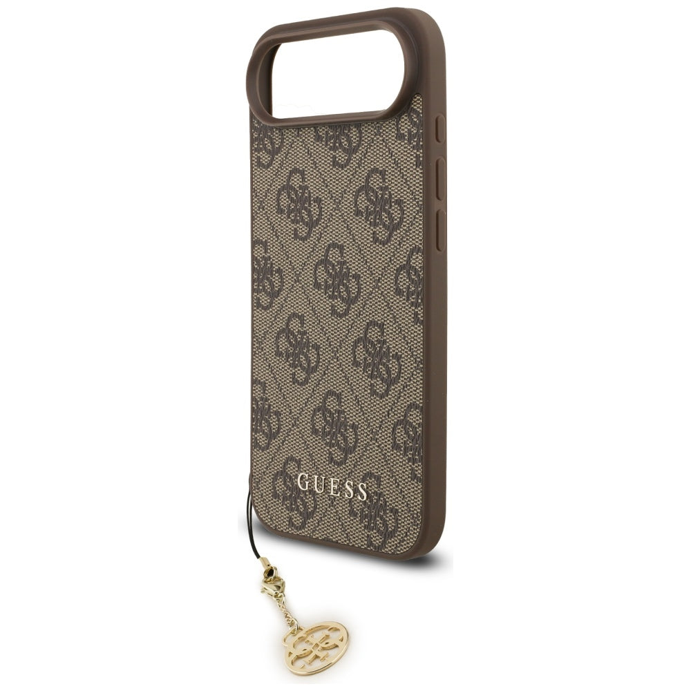 Θήκη MagSafe για Apple iPhone 17 Air, Guess, 4G Charm Cradle, Καφέ