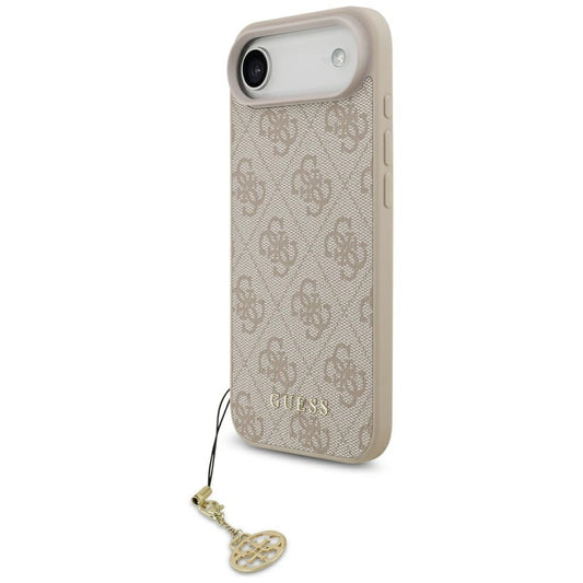 Θήκη MagSafe για Apple iPhone 17 Air, Guess, 4G Charm Cradle, Ροζ