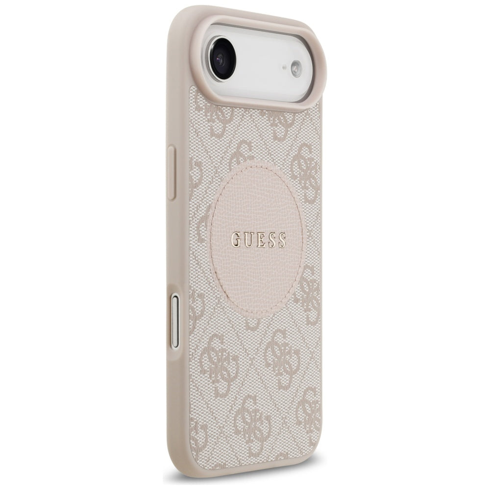 MagSafe Case for Apple iPhone 17 Air, Guess, 4G Circle Classic Logo, Pink