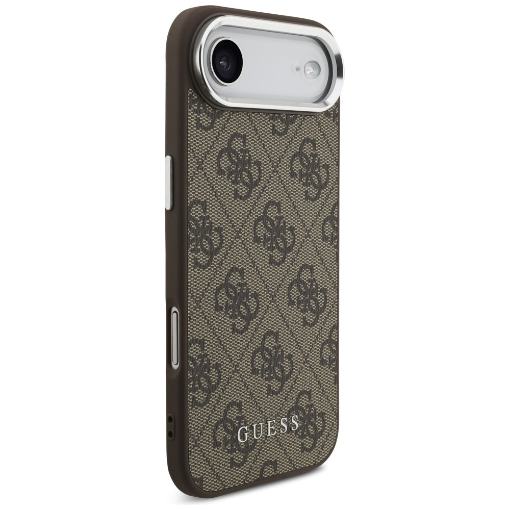 Θήκη MagSafe για Apple iPhone 17 Air, Guess, 4G Classic Logo, Καφέ
