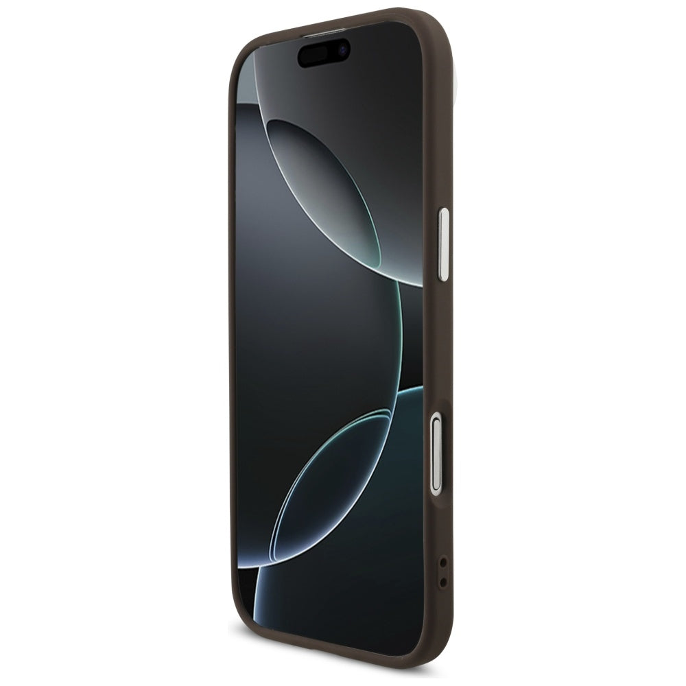 Θήκη MagSafe για Apple iPhone 17 Air, Guess, 4G Classic Logo, Καφέ