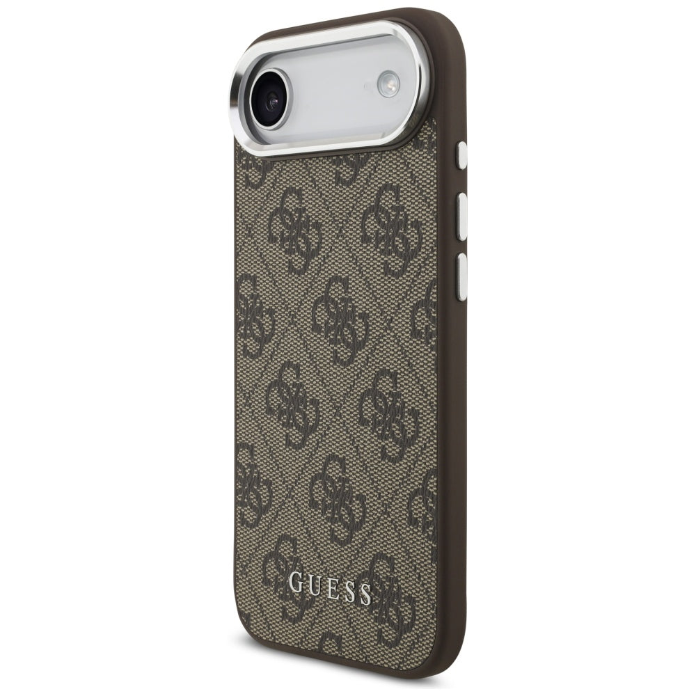 Θήκη MagSafe για Apple iPhone 17 Air, Guess, 4G Classic Logo, Καφέ
