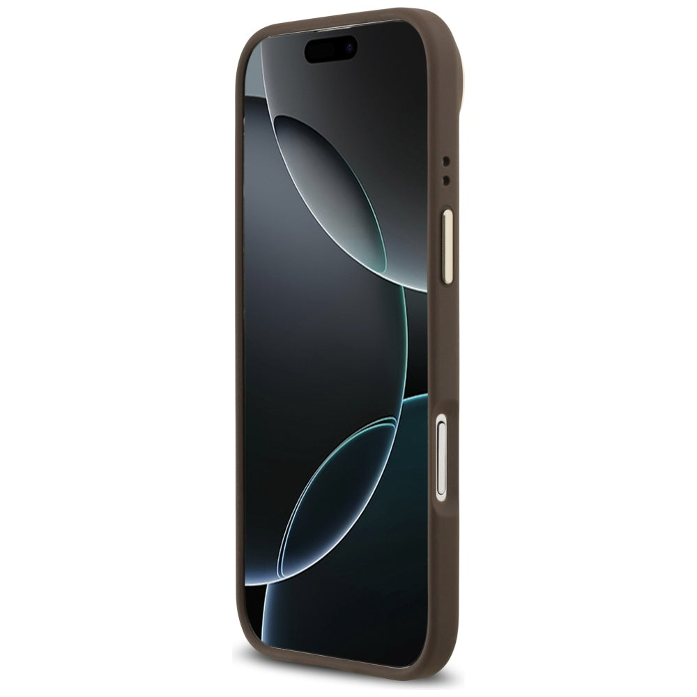 Θήκη MagSafe για Apple iPhone 17 Air, Guess, 4G Classic, Καφέ