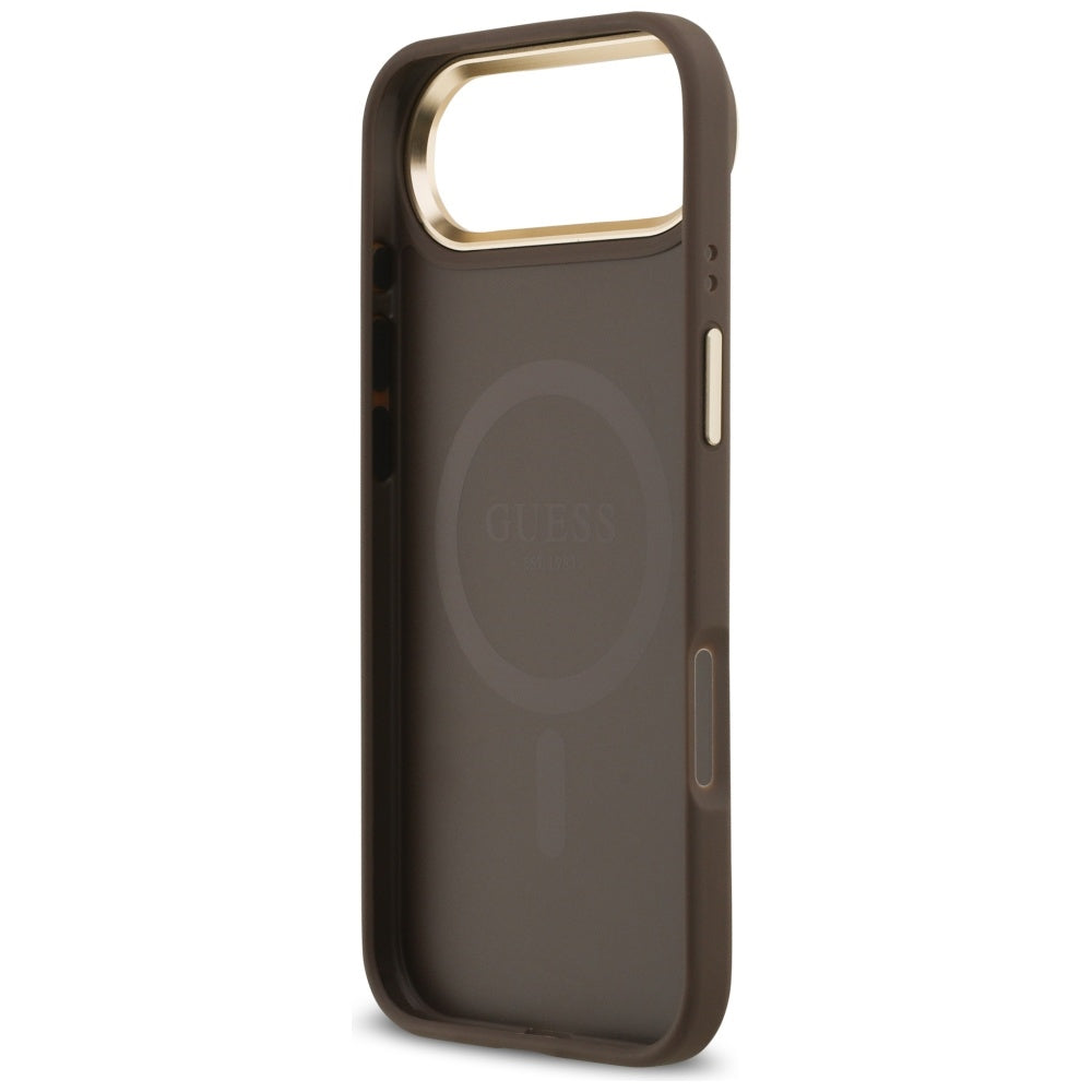 Θήκη MagSafe για Apple iPhone 17 Air, Guess, 4G Classic, Καφέ